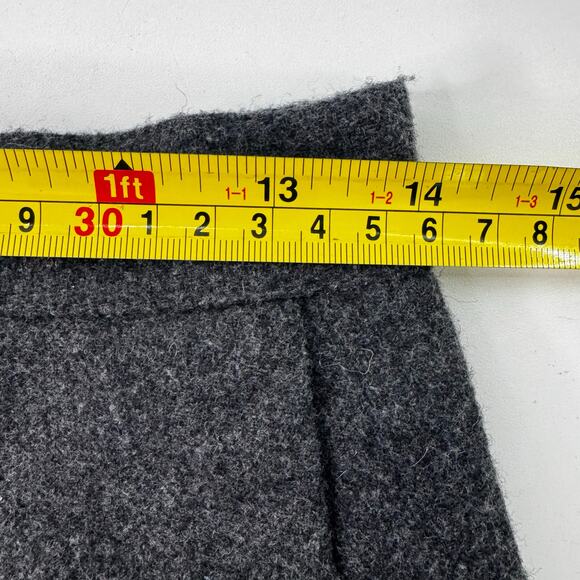 Vintage 60’s Long Gray Wool Blend Skirt Boho Cottage Waist 28 - Picture 6 of 7